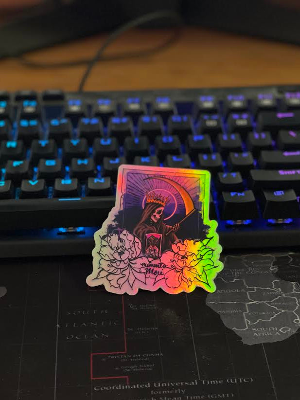 Memento Mori - Holographic Sticker
